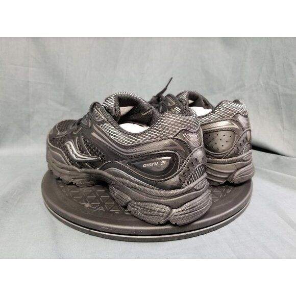 Saucony Omni 9 Sneakers Black Kids Size 7 Brand New no Box !! - Picture 6 of 11